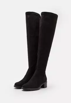 Сапоги выше колена Tamaris, черный