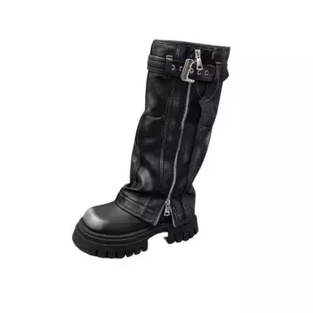 Сапоги женские Abcfjg, черный