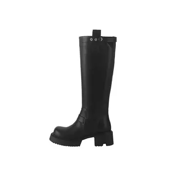 Сапоги женские Aiqinisha, цвет Black Patent Leather