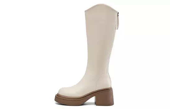 Сапоги женские бежевый Eblan