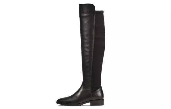 Сапоги женские черные Clarks