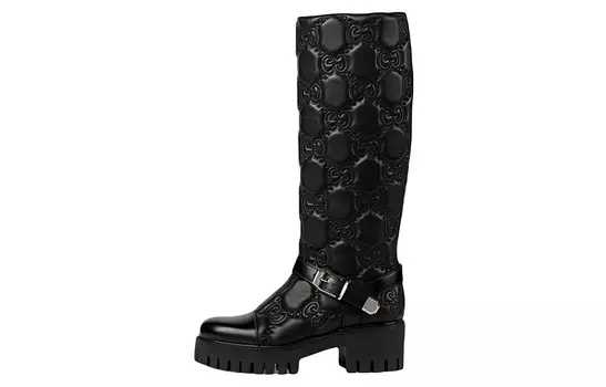 Сапоги женские черные Gucci