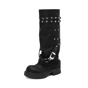 Сапоги женские черный Aiqinisha