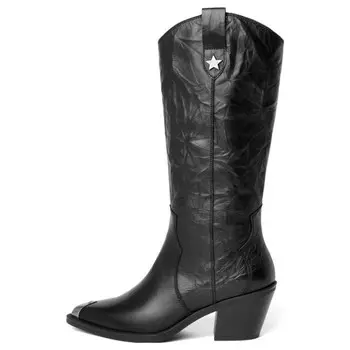 Сапоги женские черный Belle