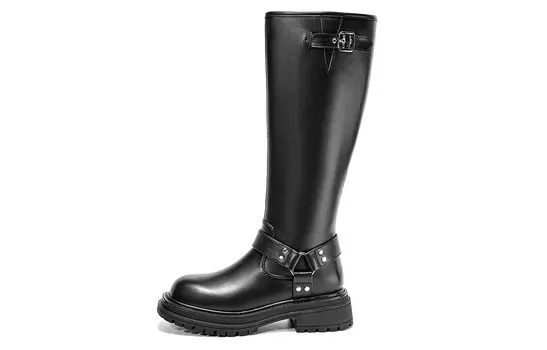 Сапоги женские черный Eblan