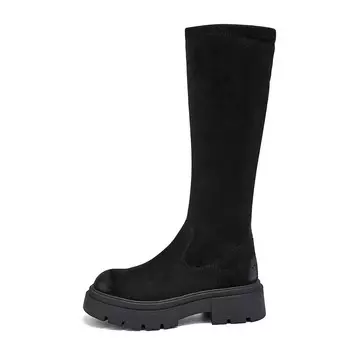 Сапоги женские черный Eblan