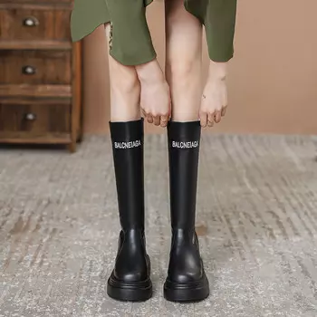 Сапоги женские черный Jiuxingdao