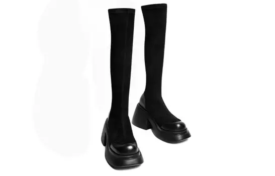 Сапоги женские черный Kmd