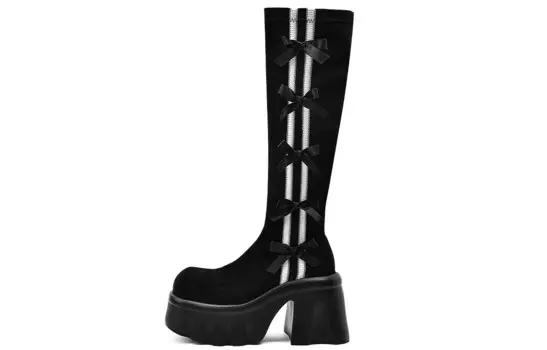 Сапоги женские черный Kmd