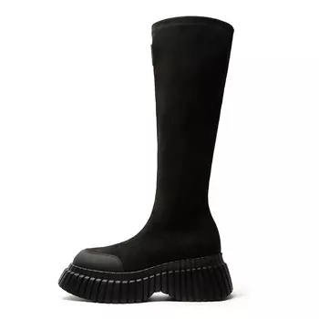 Сапоги женские черный/кофейные Stella Weisz