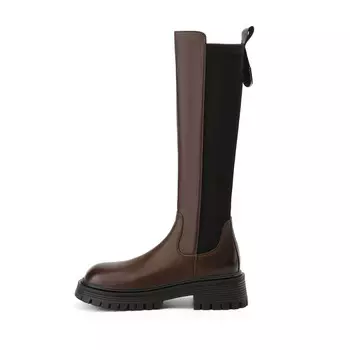 Сапоги женские черный/коричневый Josiny