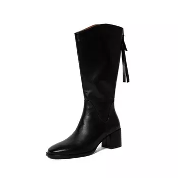 Сапоги женские черный Mo Lin