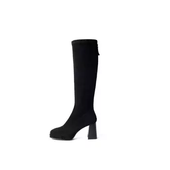 Сапоги женские черный Pt'Son