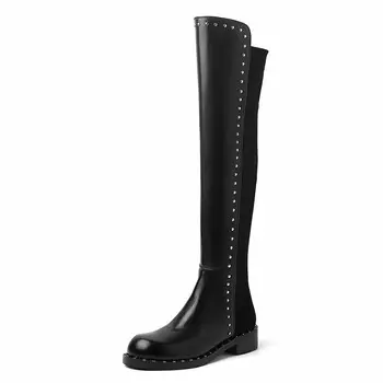 Сапоги женские черный Pwpj