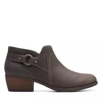 Сапоги женские Clarks, цвет taupe oily leather