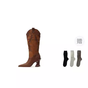 Сапоги женские Daphne Lab, цвет Black Multicolor