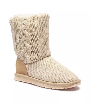 Сапоги женские Emu Australia вязаные зимние, бежевый