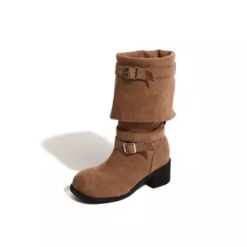 Сапоги женские Fannaishi, хаки