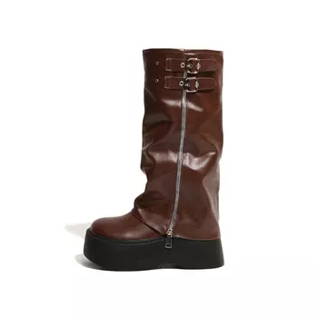 Сапоги женские Fannaishi, коричневый