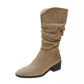 Сапоги женские Gejiani, хаки