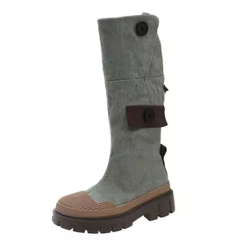 Сапоги женские Gejiani, светло-голубой