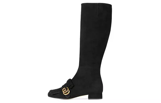 Сапоги женские Gucci высокие, черный
