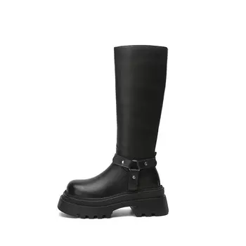 Сапоги женские Jin Baichuan, черный