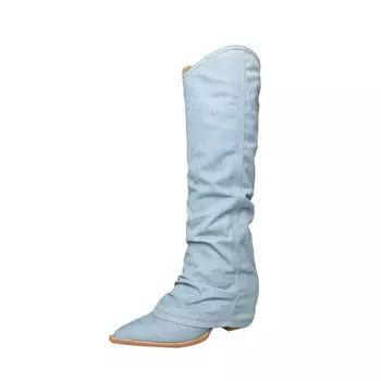 Сапоги женские Jiuxingdao, светло-голубой
