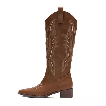 Сапоги женские коричневые Westlink