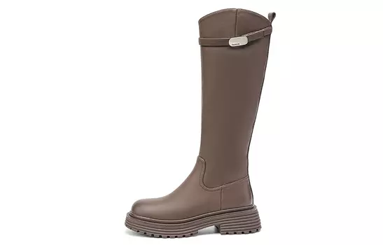 Сапоги женские коричневый Eblan