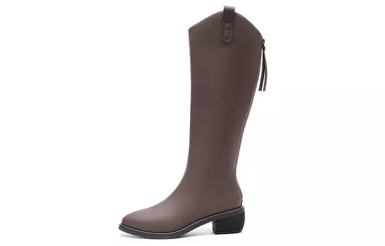 Сапоги женские коричневый Eblan