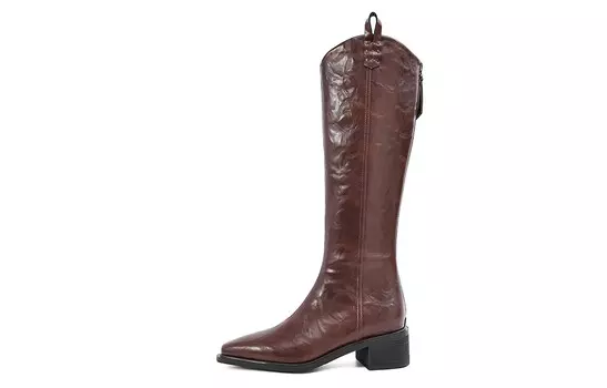 Сапоги женские коричневый Eblan