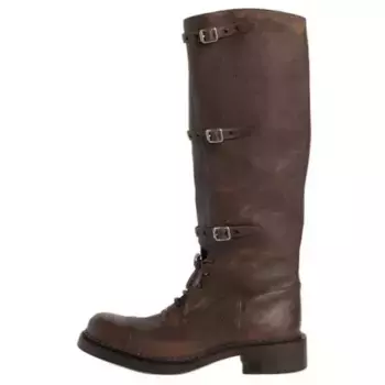 Сапоги женские коричневый Miu Miu