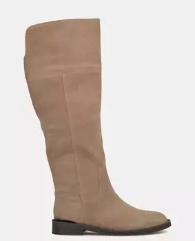 Сапоги женские кожаные высокие с отверстием Alma en Pena, бежевый