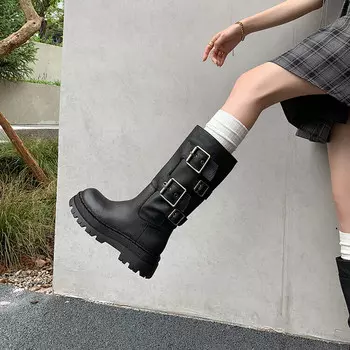 Сапоги женские Mewgl, черный