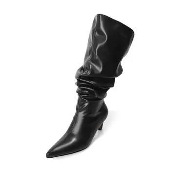 Сапоги женские Mewgl, цвет Black Fleece-Lined