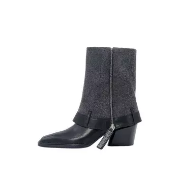 Сапоги женские Myki, оливковый