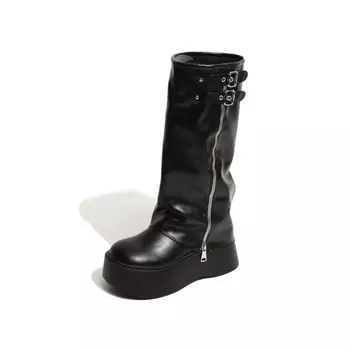 Сапоги женские Nunz, черный