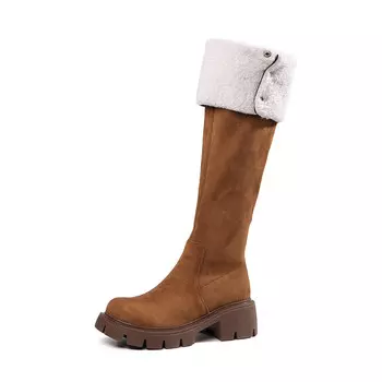 Сапоги женские Ourcover, темно-коричневый