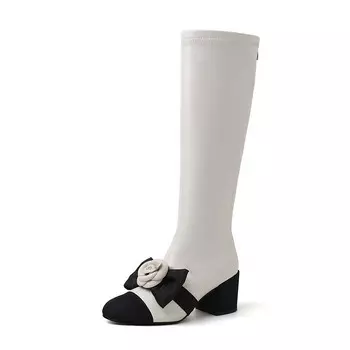 Сапоги женские Pvaj, черный/белый