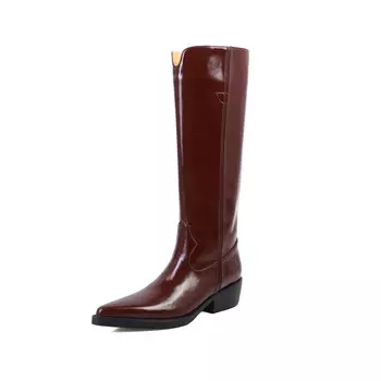 Сапоги женские Pvaj, цвет Burgundy