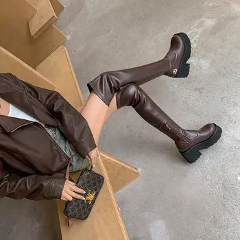 Сапоги женские Pwpj, черный