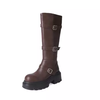 Сапоги женские Pwpj, коричневый