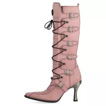 Сапоги женские розовые New Rock