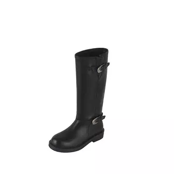 Сапоги женские Su Yanjiao, цвет Black Fleece-lined