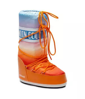 Сапоги женские Sunrise Moon Boot зимние с градиентом, оранжевый