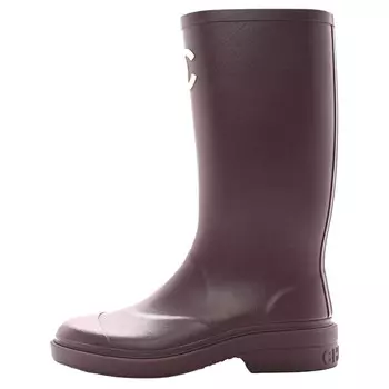 Сапоги женские темно-фиолетовый Chanel