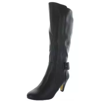 Сапоги женские Troy II Plus из искусственной кожи с широким голенищем и высотой до колена Bella Vita, черный