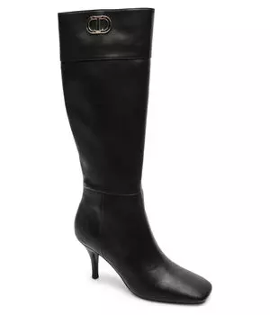 Сапоги женские Twin-Set высокие на шпильке, черный