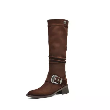 Сапоги женские Vandeelen, цвет Black Fleece-lined